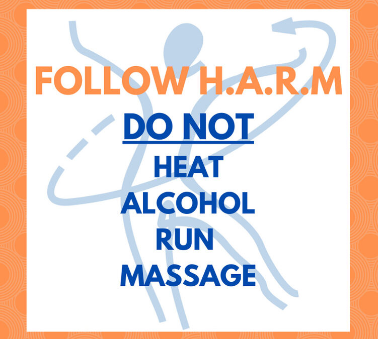 Physioworks Health Group Recovery Tip – H.A.R.M