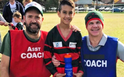 Physioworks backing the Redbacks in community junior footy finals.