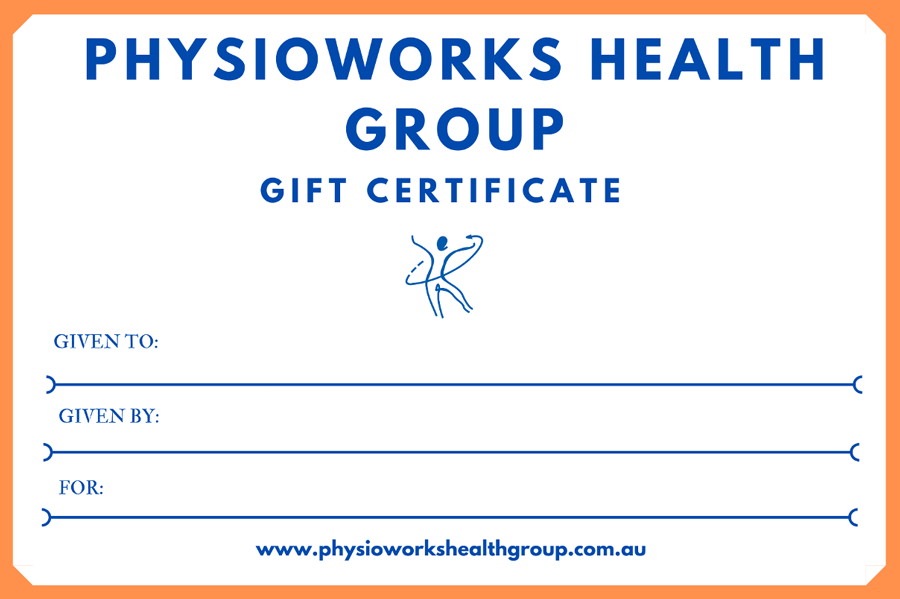 Physioworks Gift Certificate for Father's Day