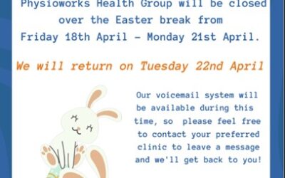 PHYSIOWORKS PAKENHAM OPERATING HOURS – EASTER 2025.